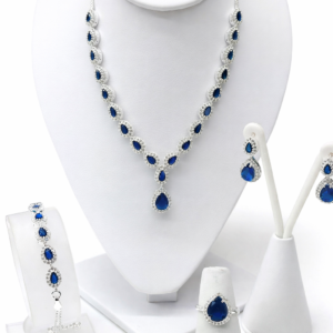 Set de Joyería de Cristales Finos Plata 925