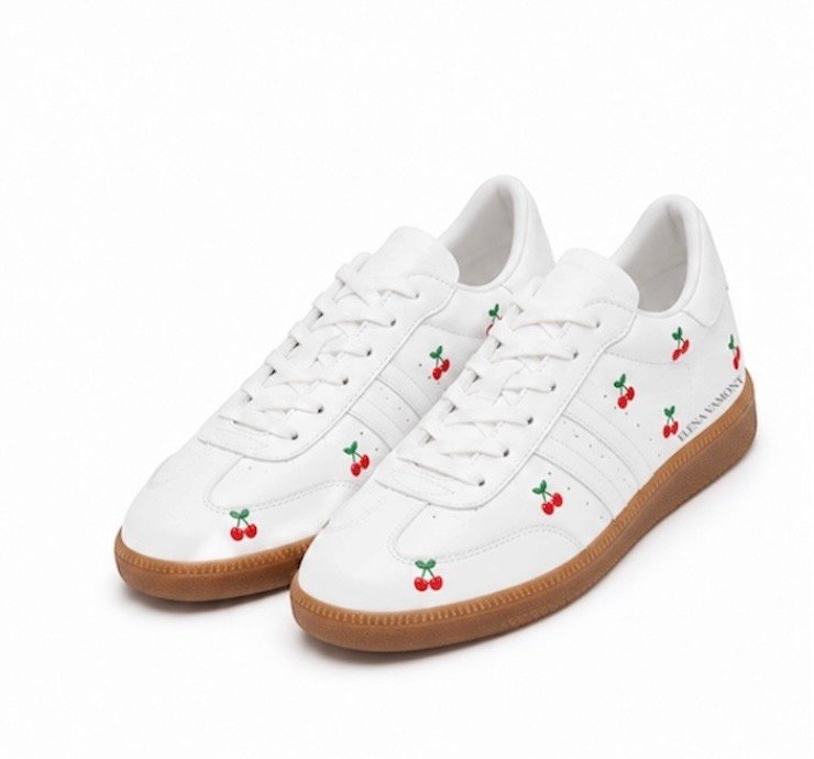 Tenis Cherry White